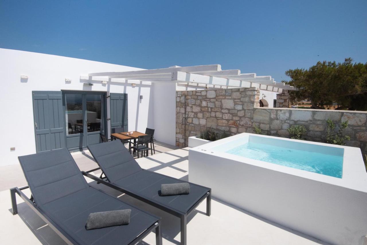 Isterni  White New 1Bd House With Private Jacuzzi In Isterniヴィラ エクステリア 写真